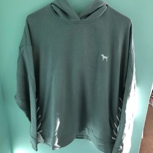 Olive Green/Grey PINK Hoodie